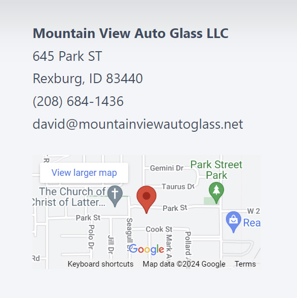 Contact Info Mountain View Auto Glass